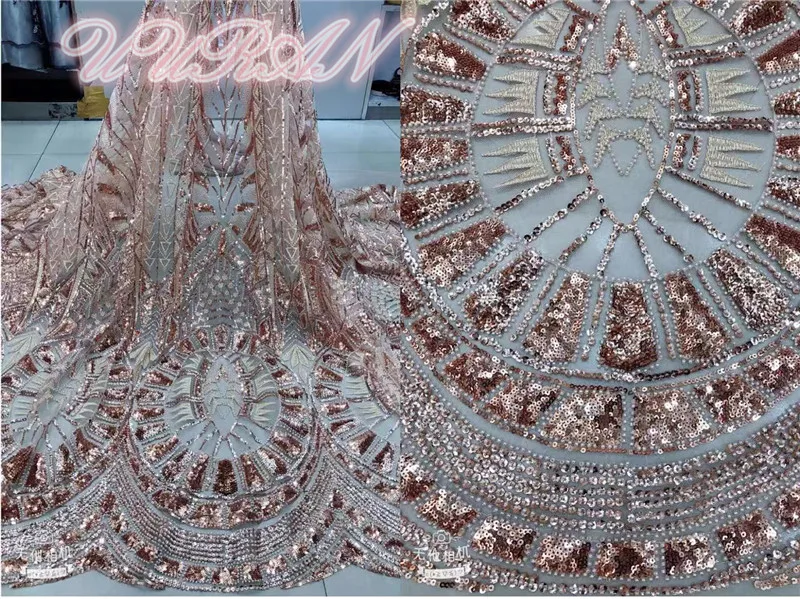 Африканская Тюлевая сетчатая кружевная ткань с блестками ZH1862702 вышитое французское кружево швейцарская вуаль кружевная ткань