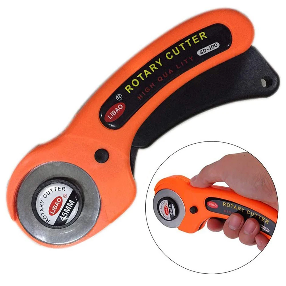 Leather Craft 45mm Rotary Cutter Leather Cutting Tool Fabric Cutter