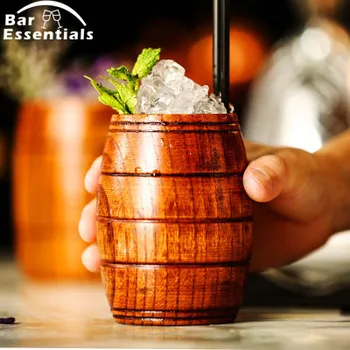 

200ml Primitive Drinking Cup Coffee Beer Drinkware Tea Cup Travel Teaware Cup water bottle Home Handmade Wooden Cup Gifts