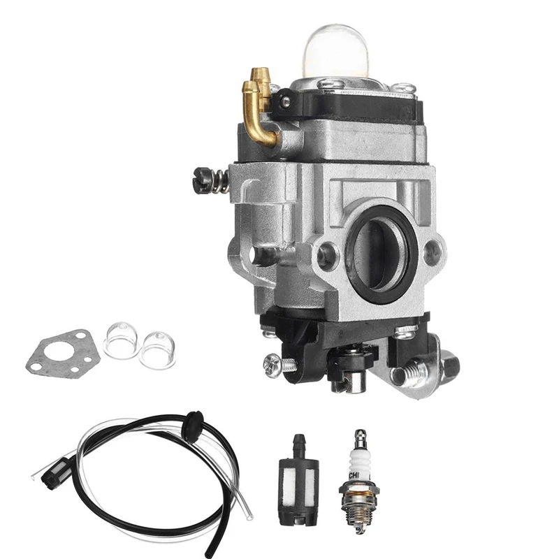 Мотоцикла карбюратор 15 мм 2 х тактный для 43Cc 47Cc 49Cc 50Cc 52Cc скутера ATV Байк