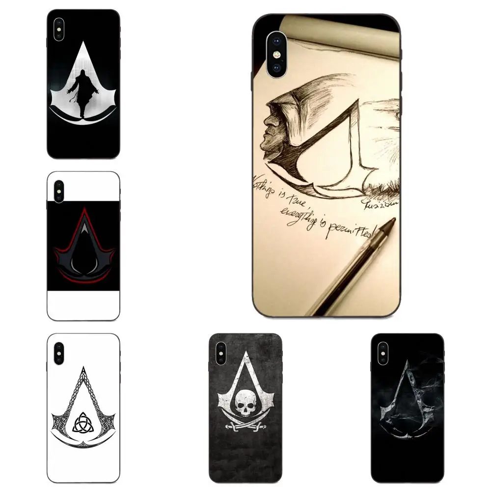 Тонкая сотовый Чехол Assassins лексика Creed для Galaxy A8 A9 звезды Примечание 4 8 9 10 S3 S4 S5 S6 S7