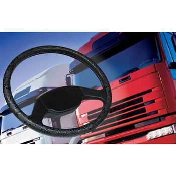 

Universal 40cm 15.7inch Large Car Steering Wheel Cover For Truck Van SUV Non-slip Leather Car-styling Universal