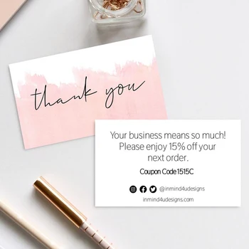 

Custom Thank You Note, Business Thank You Template, Thank You, Thank You Insert, Order Insert