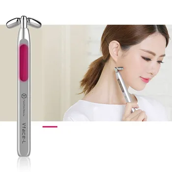 

F83-L V Face Massager Roller Face Tighten Skin Wrinkle Remover Chin Slimming Solar Energy Microcurrent Massage Beauty Device