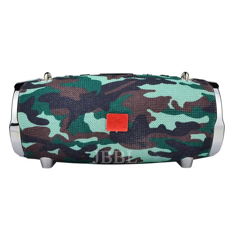 Army green Мода Xtreme серии подключение портативный водонепроницаемый перезаряжаемый беспроводной Bluetooth динамик музыка TF MP3 плеер - Color: Army green