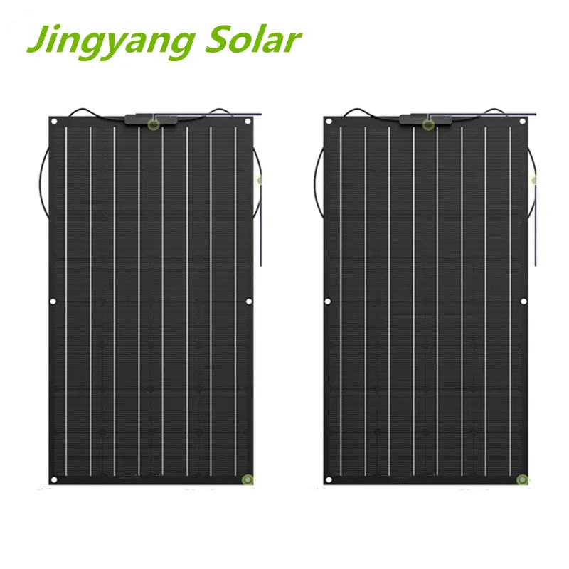 Multifunctional etfe flexible solar panel Monocrystalline thin film solar panel flexible solar cell 80w 12v battery charger