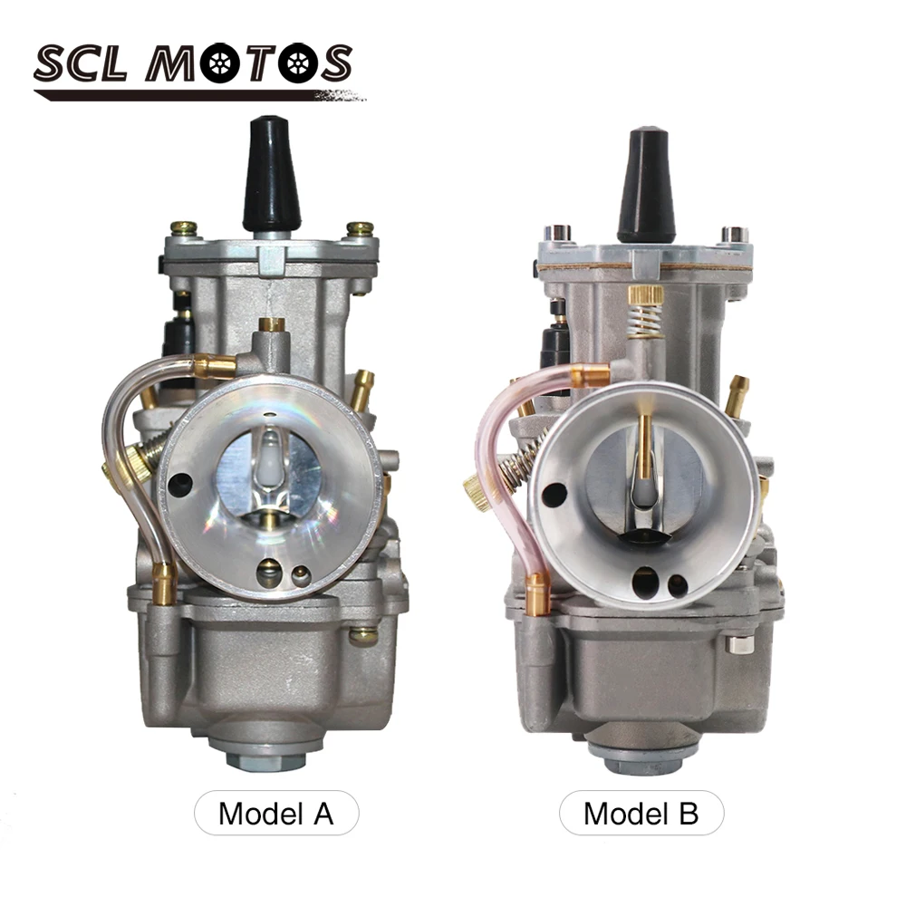 Scl Motos New Motorcycle 28 30 32 34Mm Pwk Carburatore Carb Power Jet Per Moto Dirt Bike 4T 110Cc 125Cc 250Cc Carburador