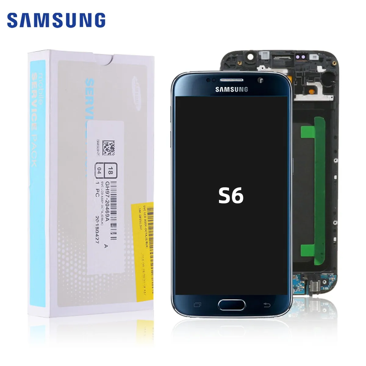

AMOLED Module Replacement For Samsung Galaxy S6 Lcd Replacement Original For Samsung Galaxy S6 Display Digitizer LCD Screen Dig