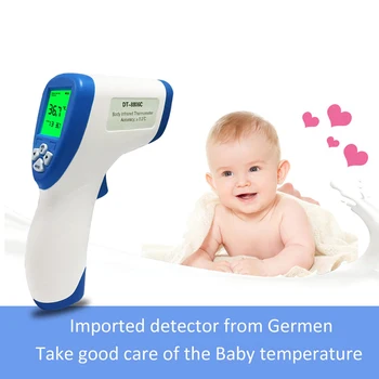 

Digital LCD Temperature Meter Infrared Thermometer Non-Contact Handheld Laser Temp Tester 33-43 Celsius Infrared Thermometer