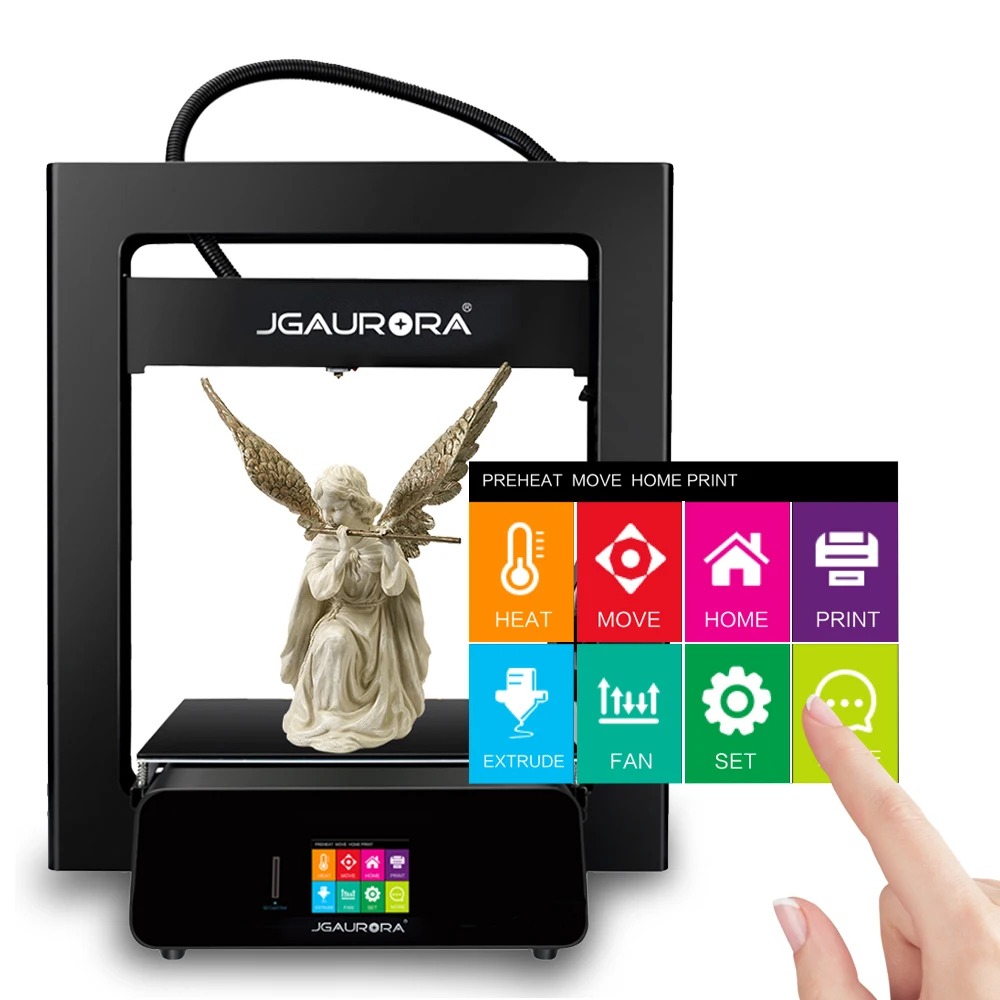 JGMAKER JGAURORA A5S FDM 3D принтеры легкая сборка 32 бит материнская плата с постройкой