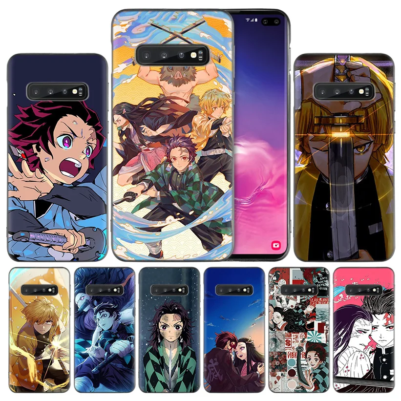 

Silicone Case Cover for Samsung Galaxy A50 A50s A70 A40 A30 A30s A20 A20e A10 A10s A10e A9 A8 A7 A6 Plus 2018 Kimetsu No Yaiba