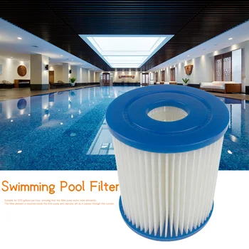 

Cylindrical Washable Reusable Easy Install Paper Core Spa Professional Household Swimming Pool Filter Anti Dirt For Bestway I