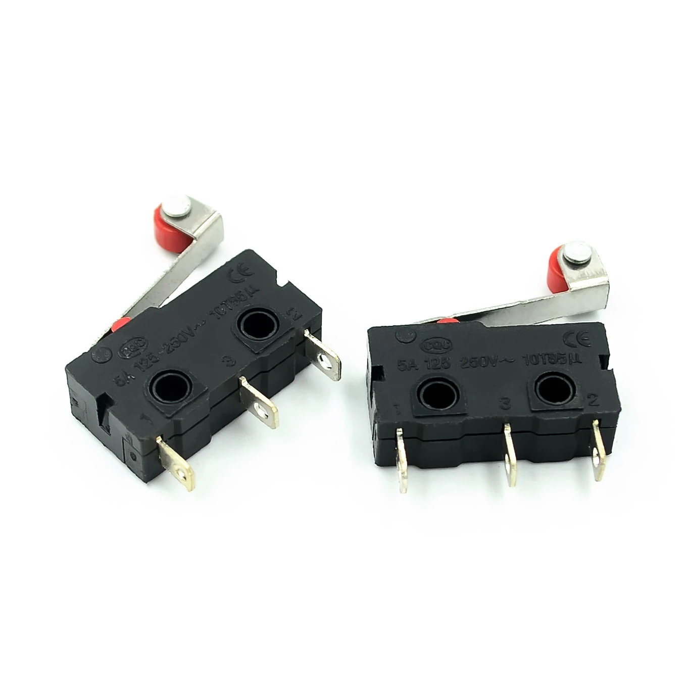 5PCS KW12 KW12-3 Micro Roller Lever Arm Normally Open Close Limit Switch 