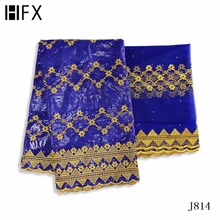 HFX Высокое качество Африканский lcae riche Базен riche getzner Дубай Стиль для nignerian свадебное платье J791