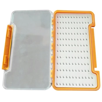 

Waterproof Fly Box Storage Fly Fishing Box Hair Hook Box Fish Hook Fishing Tackle Accessory Box