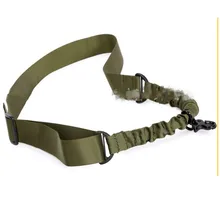 Soft Gun Sling Hunting Strap Single Point Shoulder Strap Nylon Adjustable Tactical Bungee Air Rifle Shooting Lasers Accessories