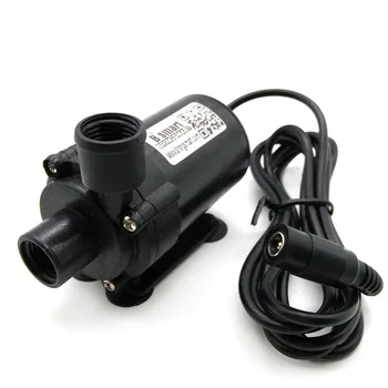 

Free Shipping 420-750L/H 3.5-7M 12V DC Brushless motor SR-660C Water Pump 1/4'' Booster Submersible Fountain Pump 24V