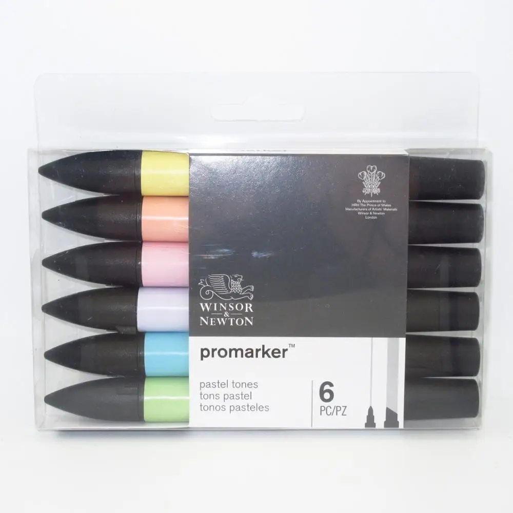 Winsor & Newton Promarker Set Art Markers 6pcs art marker pens art markers