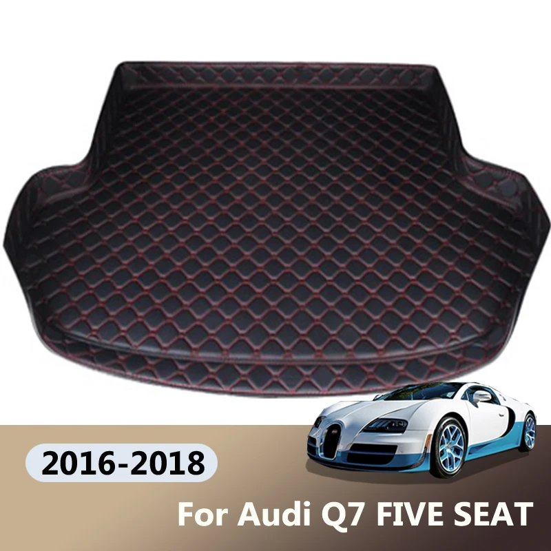Высококачественный коврик для багажника автомобиля Audi Q7 пять сидений 2016 2017 2018 с