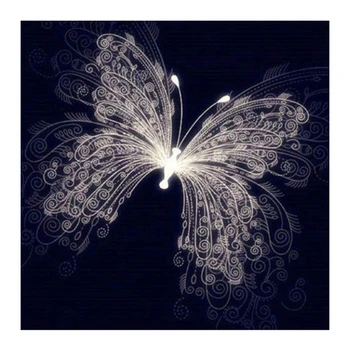 

Butterfly Flowers Animal DIY Crystal Full Drill Square Diamond Painting Cross Stitch Kit Round Rhinestone
