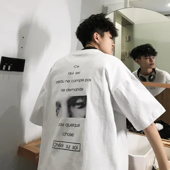 

Korean Casual Summer Funny Tshirts Men Stylish Classical Oversized T Shirt Hip Hop Streetwear Novelty Fashion Top Men EE5DX