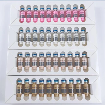 

10pcs/set 5ml BB Cream Skin Cream Meso White Brightening Serum Natural Nude Concealer Make Up Foundation