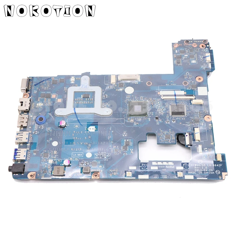 Материнская плата NOKOTION для ноутбука Lenovo IdeaPad G510 11S90003691 VIWGQ /GS LA 9642P материнская GMA HD