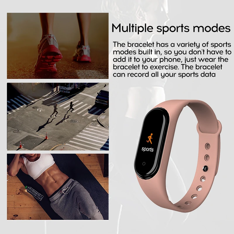  Cobrafly m4 smart band global version fitness bracelet measurement of pressure smartband m4 fitness - 4000297097349