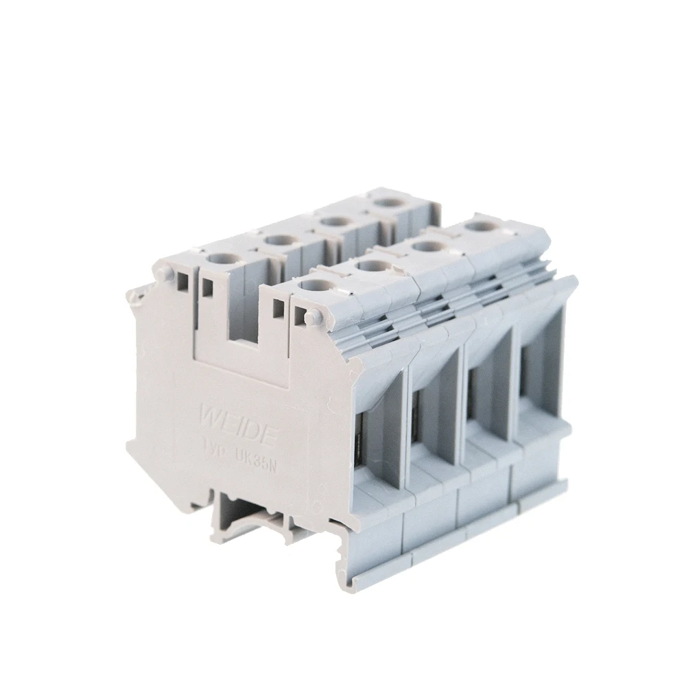 Din Rail Terminal Blocks 10Pcs UIK 35 Universal Class Connector Screw