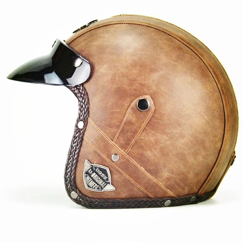 VOSS Motorcycle Helmets Open Face Half 