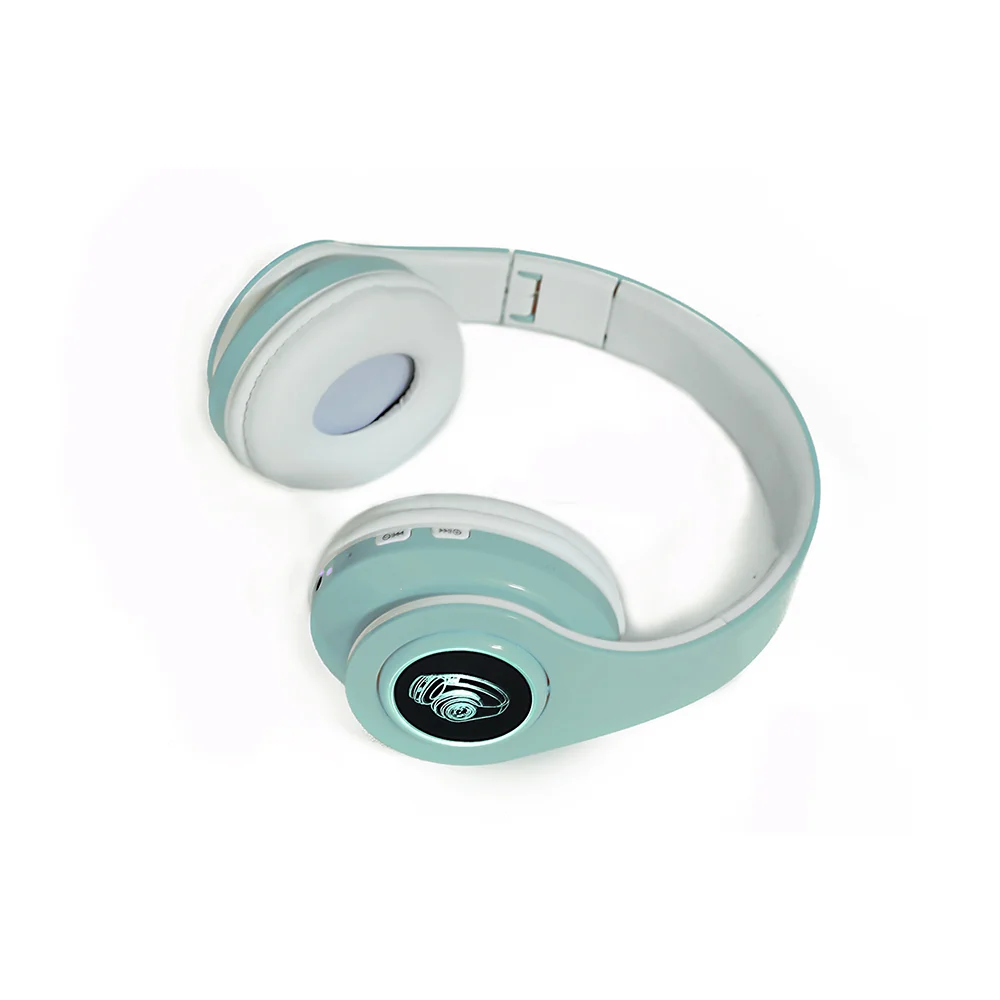 Light blue B39 беспроводные bluetooth-наушники портативные складные с поддержкой tf-карты встроенный FM MP3-плеер светодиодный с красочными дыхательными огнями - Цвет: Light blue