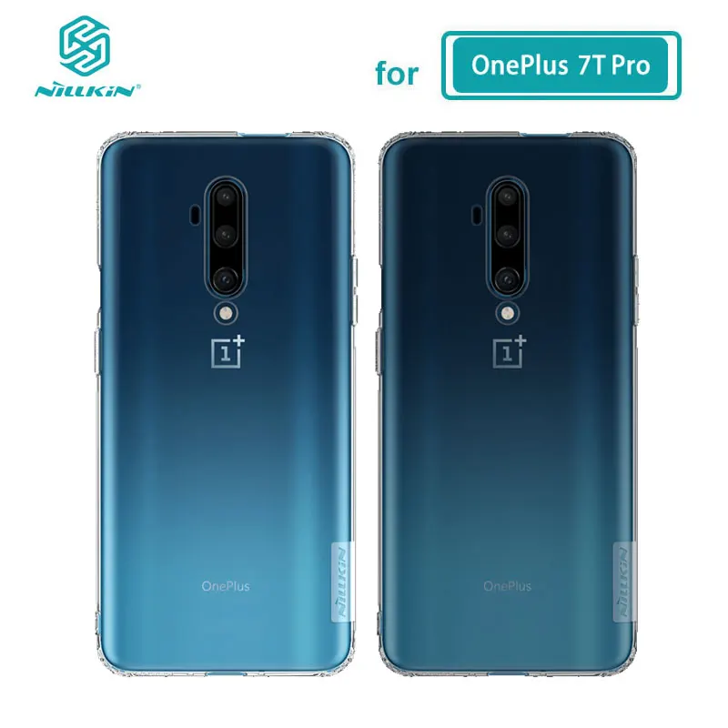 Прозрачный силиконовый чехол накладка для Oneplus 7T Pro|Бамперы| |
