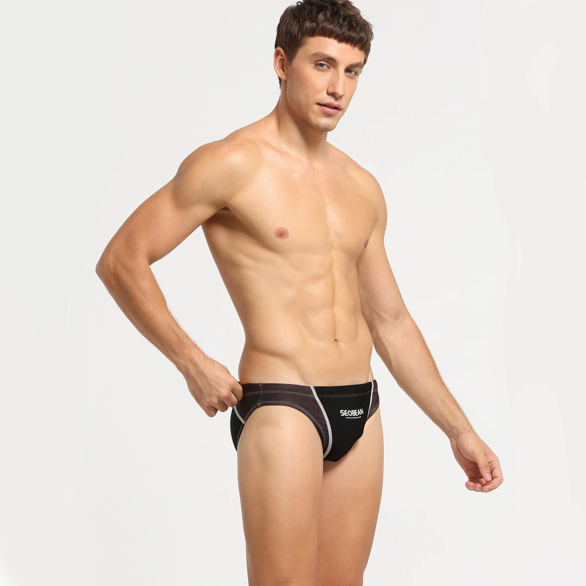 SEOBEAN Brand Mens Sexy Swim Briefs New Swimming Swim Trunks Slim Swimwear Men's Swimming Trunks