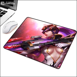 Overwatch computador mousepad gamer acessórios esteira de mesa computador computador computador gamer gabinete bonito mouse pad kawaii mausepad deskmat gaming laptops
