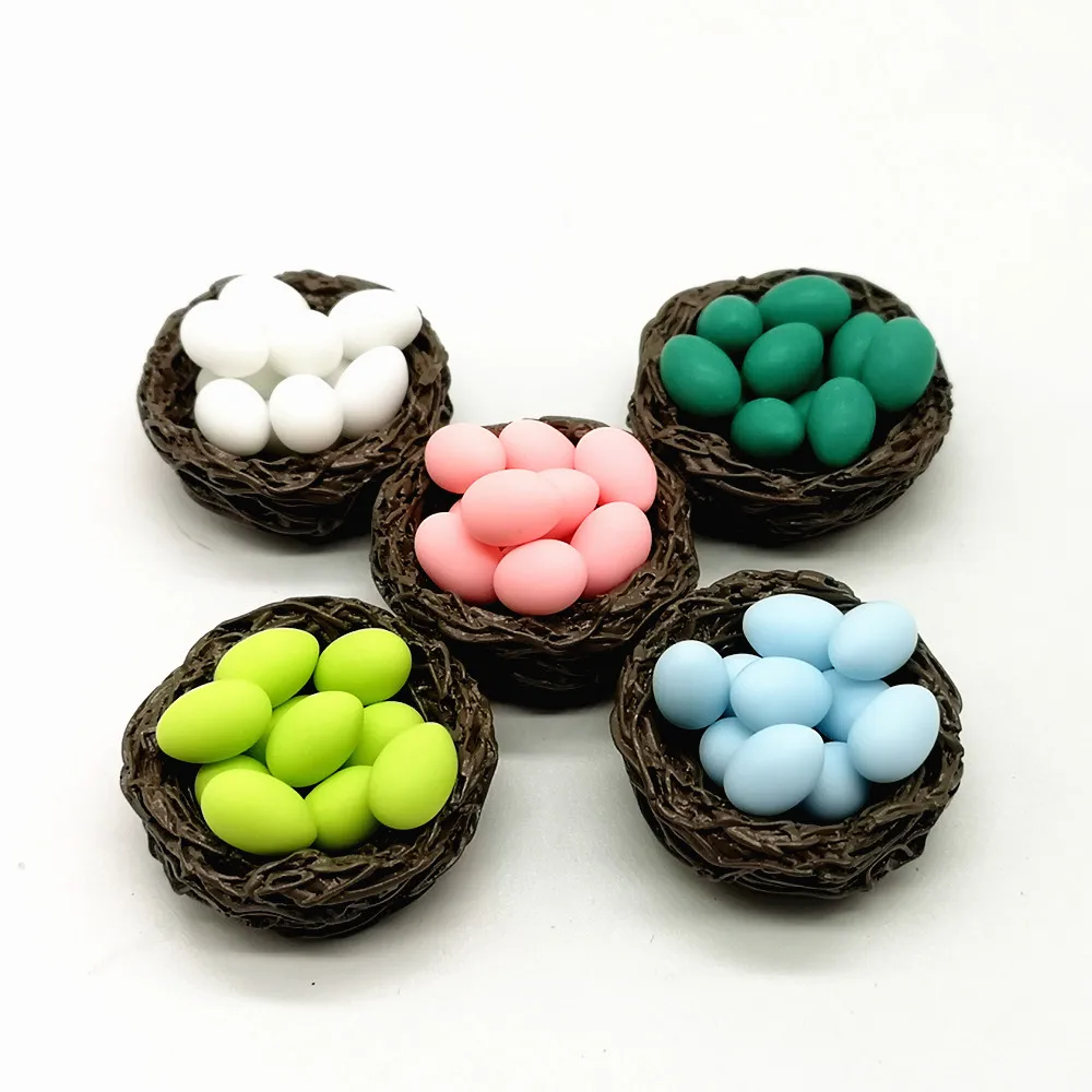 Mini Easter Eggs Ornament Fairy Statue Figurine Model Craft Decor Home Decoration Accessories