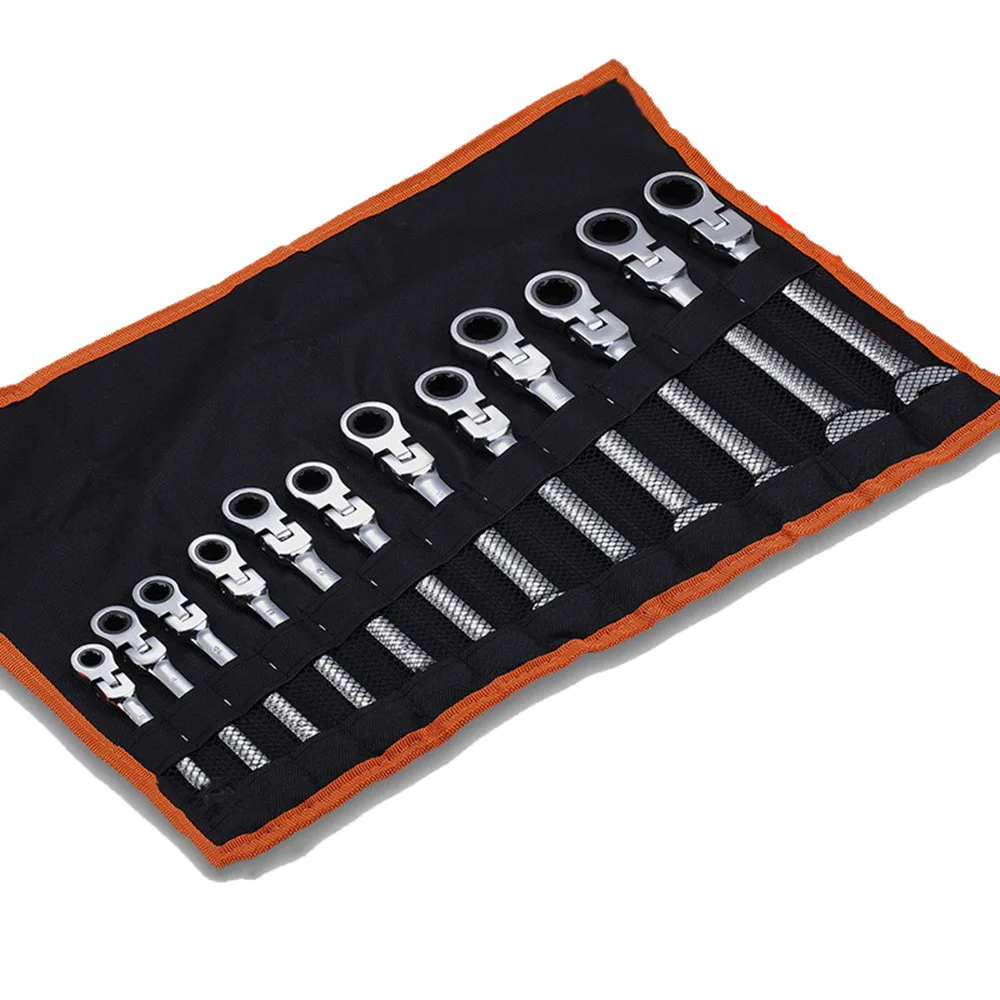 12pcs Mirror type B Набор ключей, Мультитул, гаечный ключ, гаечные ключи, ручные инструменты, набор гаечных ключей, универсальный гаечный ключ для автомобиля, инструменты для ремонта автомобиля - Цвет: 12pcs Mirror type B