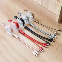 3in1 Тип usb C кабель micro usb Micro USB Тип кабеля-c для Samsung Galaxy S8/S9+ плюс для iPhone Xr 5 X Зарядное устройство кабель зарядка для айфона кабель usb type c 1 м Быстрая зарядка USB C