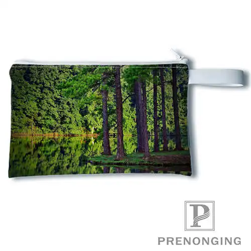 Пользовательский лес(19)@ кошелек с рисунком изменить кошелек молния нулевой кошелек телефон Сумки для ключей модный небольшой женский кошелёк#19-01-22-4-165 - Цвет: Coin Purse