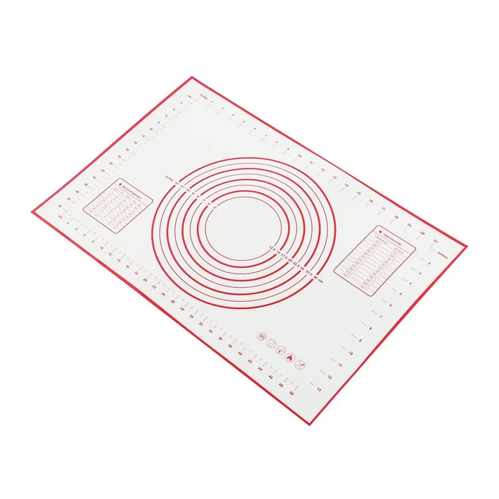 Non-Stick Silicone Baking Mat Pad Sheet Super Thick Baking Rolling Dough Pastry Cakes Bakeware Pad Mat Tools Environmental