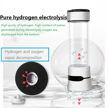 

SPE/PEM Technology Hydrogen Water Generator Cup Alkaline Water Ionizer Bottle Hydrogen Rich Water Maker with Vent