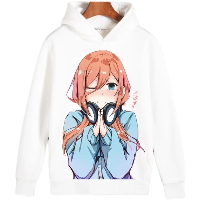 💛💜💙💚❤️ 🌸🌸🌸🌸🌸 The Quintessential Quintuplets x MAYLA ICONIQUE  HOODIE 💚Yotsuba Nakano💚 🌸🌸🌸🌸🌸 【Theme】 ＼Let's match them…