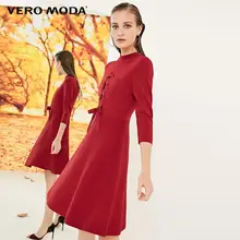 Vero Moda женское облегающее декоративное трикотажное платье на шнуровке | 319146516