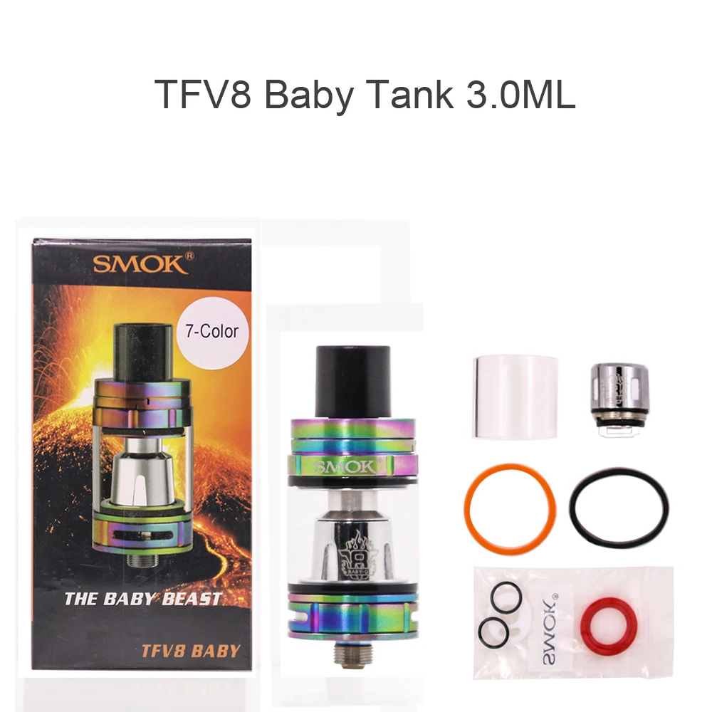 Оригинальный бокс мод SMOK Procolor 225 Вт электронная сигарета вейп для V8 Baby испаритель