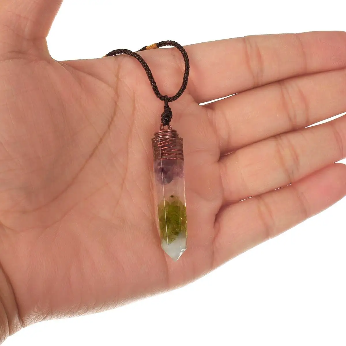 Красочные кристаллы Orgone(5 см/1,9")-богатство, любовь, медитация Orgone, рейки Infused, магнит для денег, для талисмана