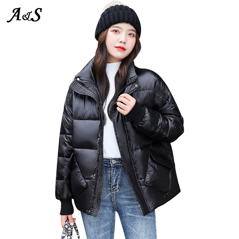

Anbenser Winter Down Parka Coat 2020 Women Down Cotton Jacket Coat Ladies Warm Loose Cotton-Padded Coats Female Short Overcoat