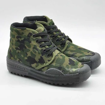 

Outdoor Tactical Sports Shoes Training Camouflage Men's Site Laborers Slip Wear Canvas Shoes 35-45 Yards