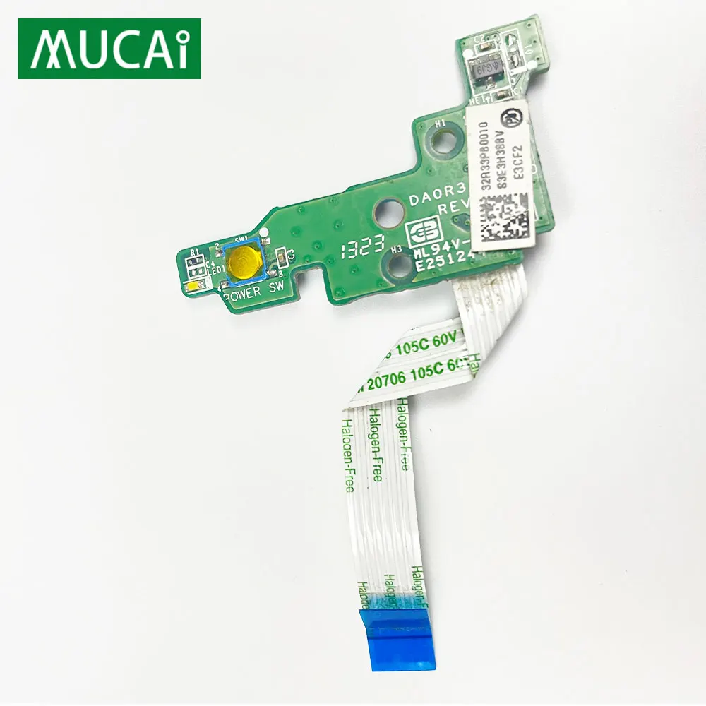 Плата кнопки питания для HP Pavilion G4-2000 G6-2000 G7-2000 TPN-Q109 с кабелем DAOR33PB6E0 DA0R33PB6E0 |
