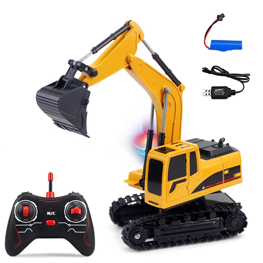 RC Remote Control Excavator Tractor Toys Vehicle Model Gift 270 Rotation