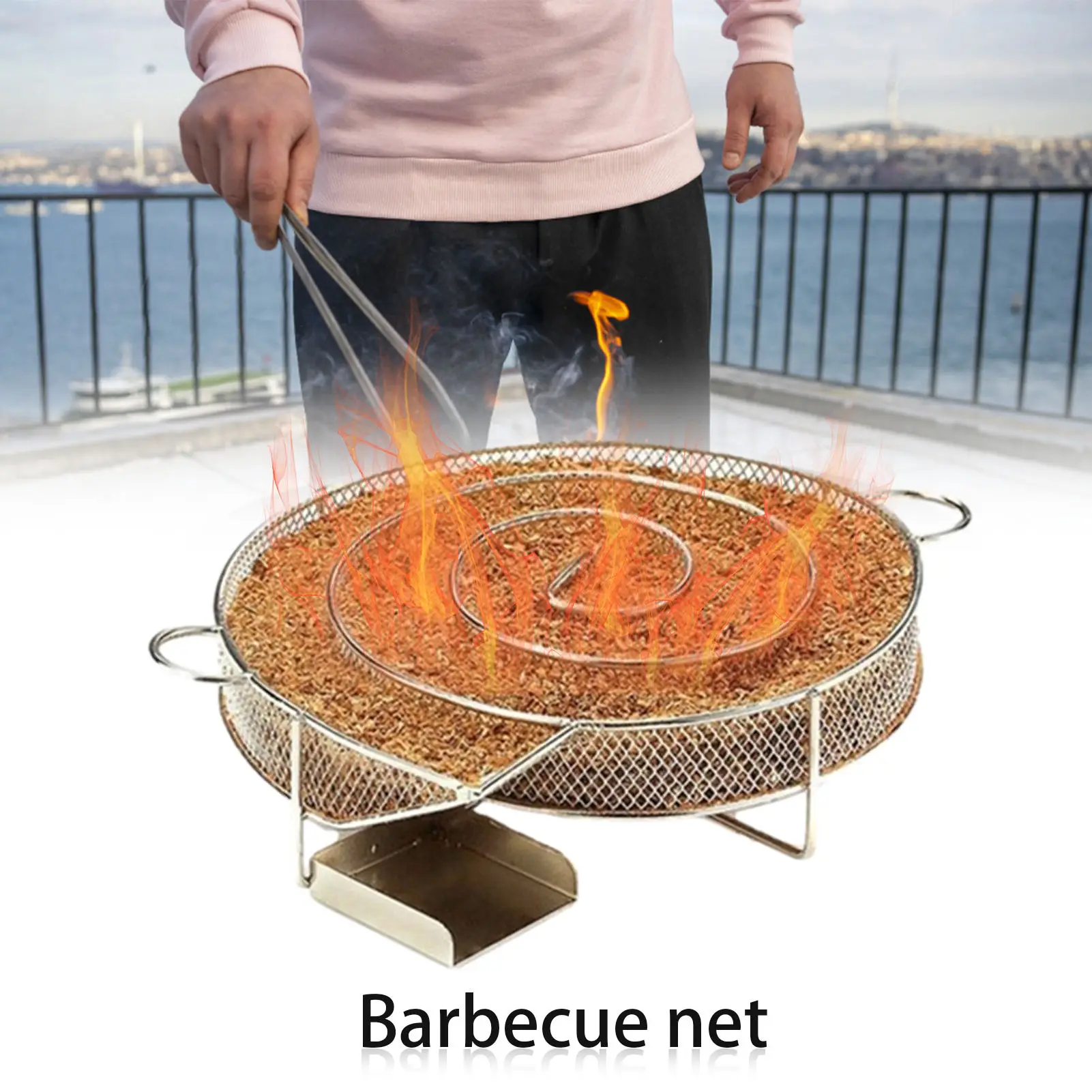 Генератор холодного дыма для барбекю гриля деревянная коробка курения стружки