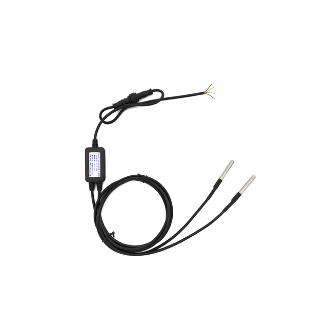 $ Taidacent RSDS17 Temperature Sensor with RS485 Interface High Precision 2 Channel Water Resistant MODBUS-RTU Temperature Sensor